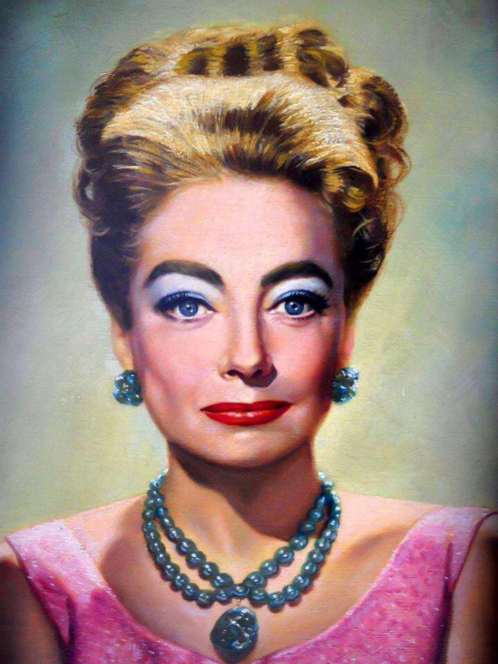 720x960 Joan Crawford, Portrait, Oil Painting, Fan Art. Jc - Joan Crawford Painting