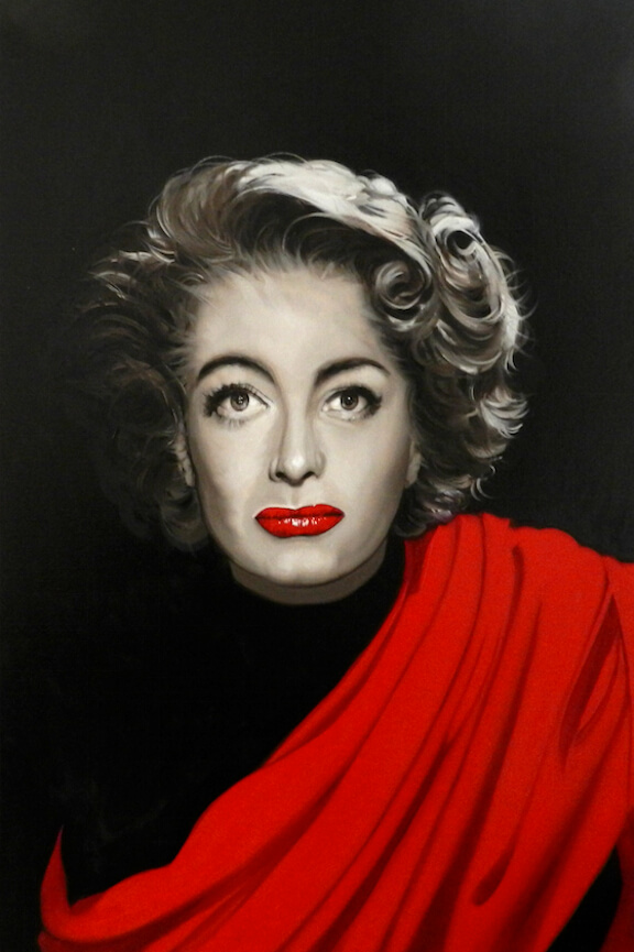 576x865 Joan Crawford Oils On Canvas - Joan Crawford Painting