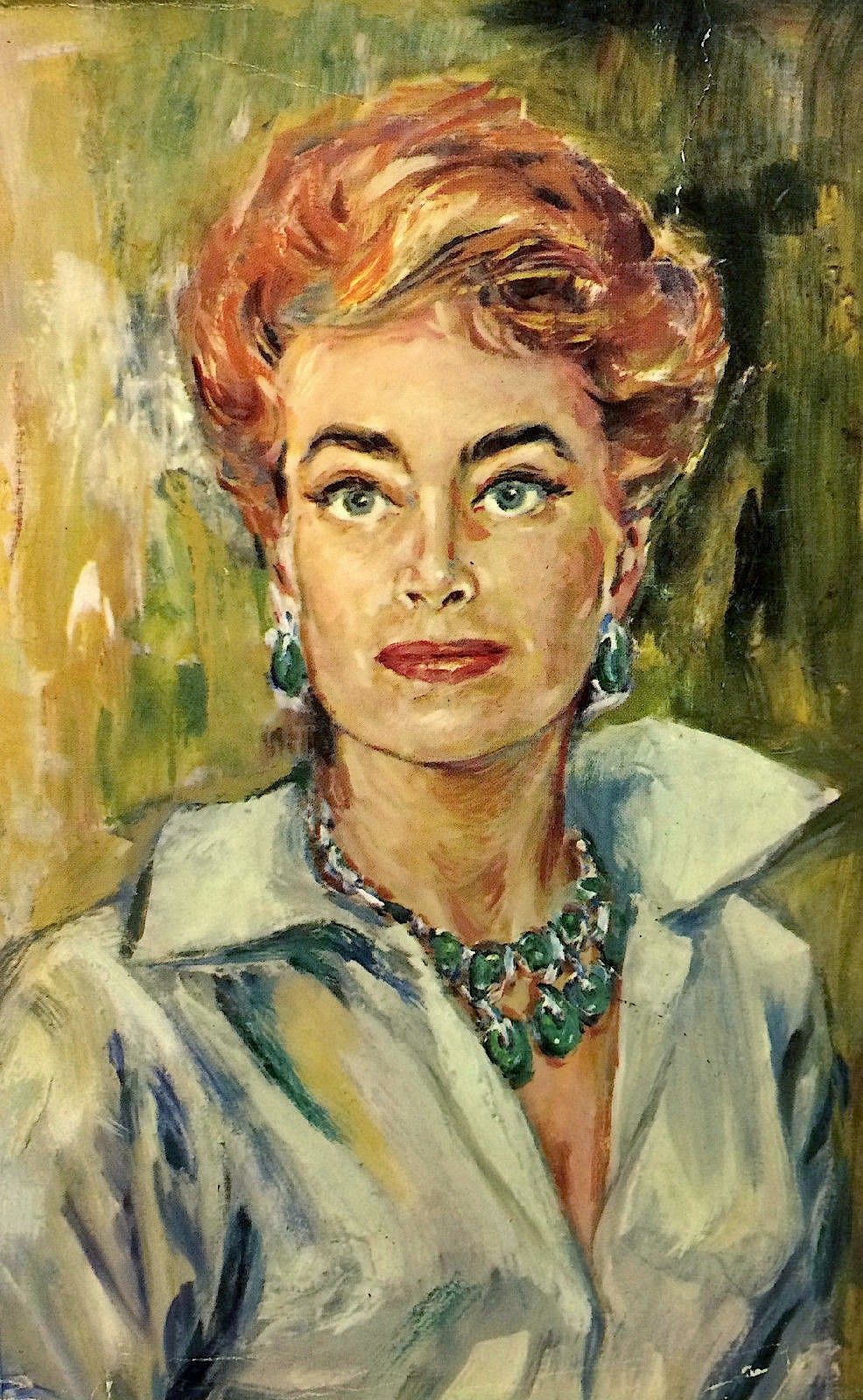 986x1600 Joancrawfordpainting.jpg Hollywood, Usa - Joan Crawford Painting