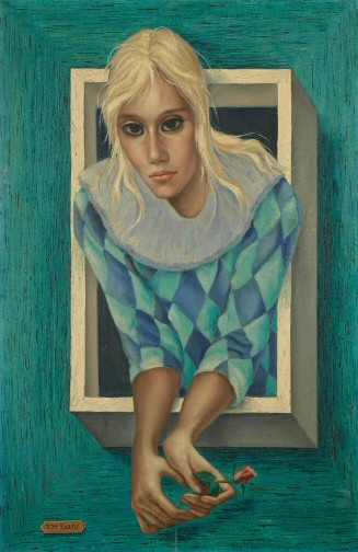 327x504 K Is For Keane Joan And The Famous Painter Etcetera - Joan Crawford Painting