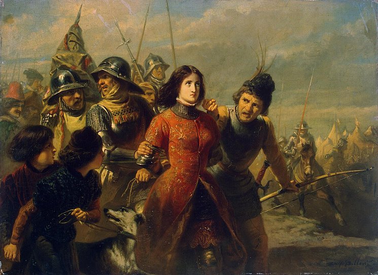 745x542 Capture Of Joan Of Arc - Joan Darc Painting