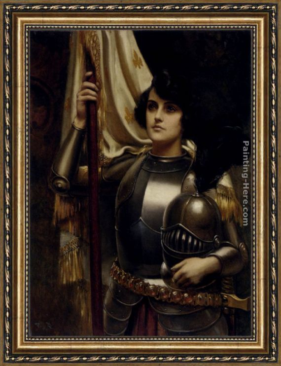 570x742 Harold Piffard Joan Of Arc Framed Painting For Sale - Joan Of Arc Painting