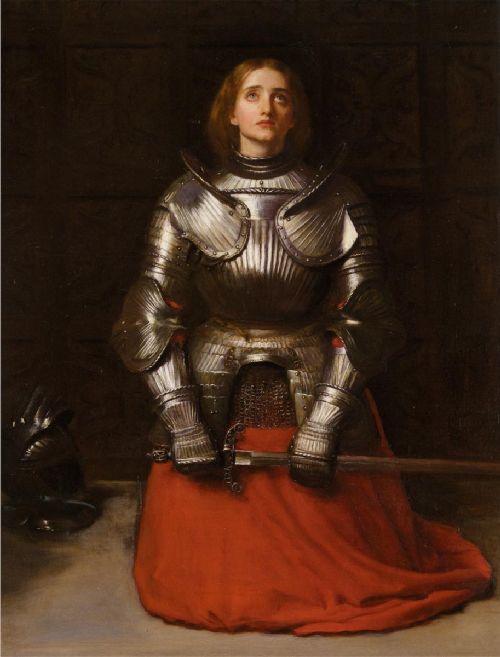 500x657 Joan Of Arc Painting Sir John Everett Millais Oil Paintings - Joan Painting