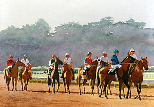 300x210 Jockey Paintings Fine Art America - Jockey Painting