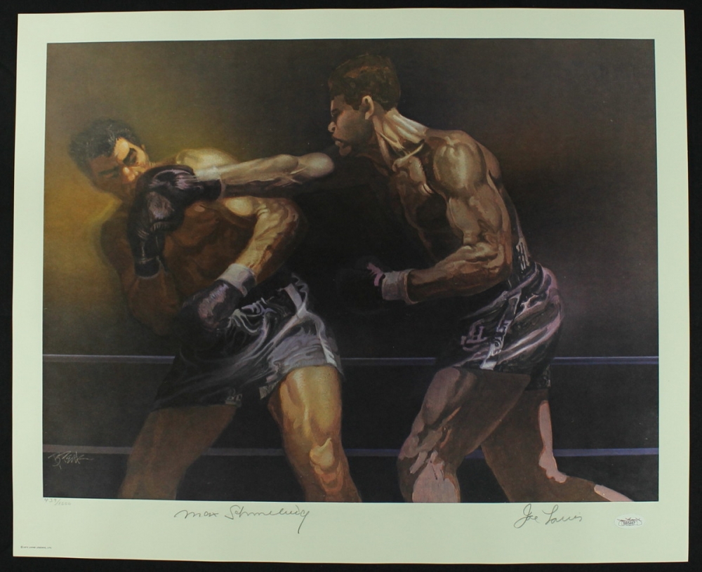 1000x815 Online Sports Memorabilia Auction Pristine Auction - Joe Louis Painting