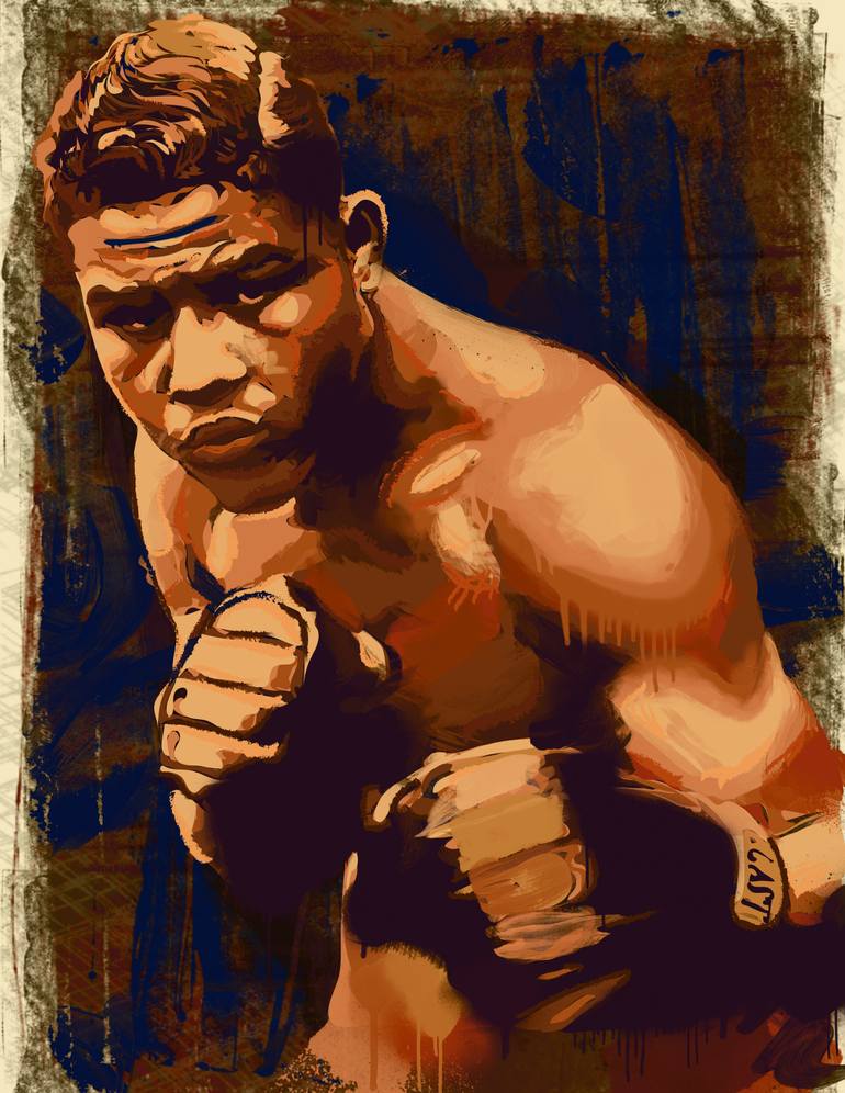 770x996 Saatchi Art Joe Louis New Media By Aja Washington - Joe Louis Painting