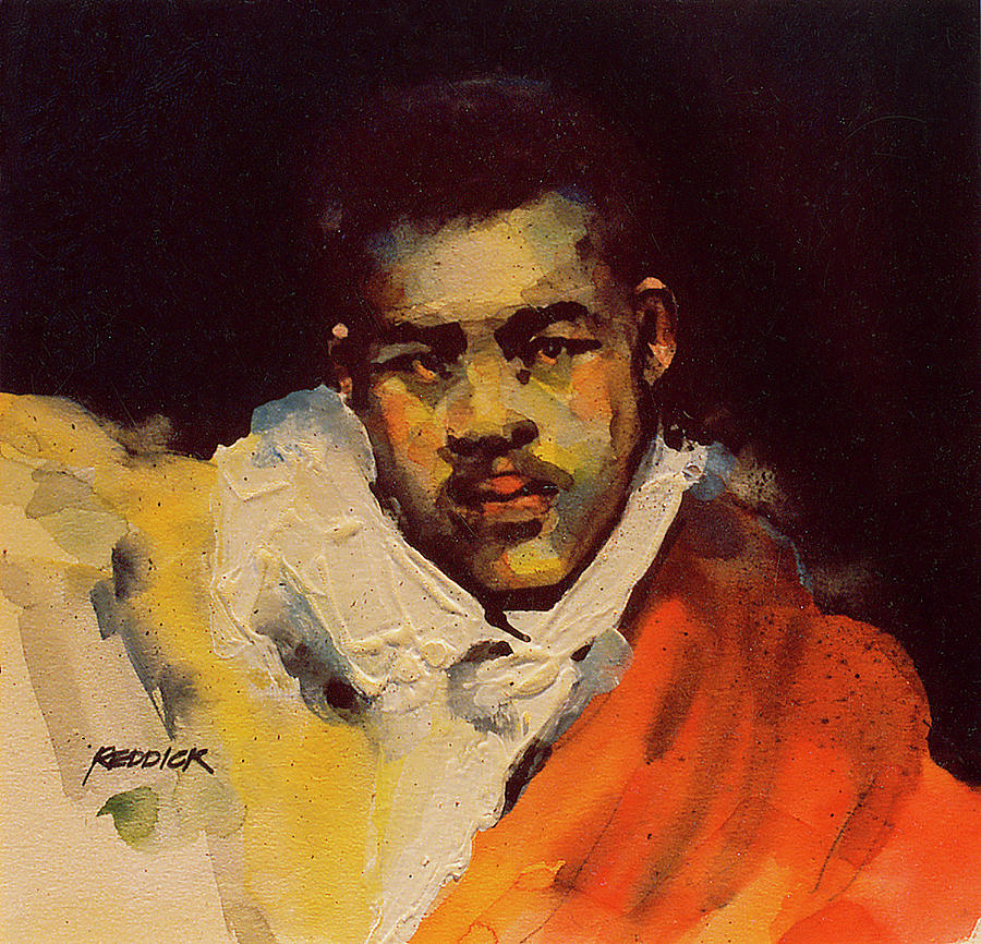 900x866 Young Joe Louis Painting By Gary Reddick - Joe Louis Painting
