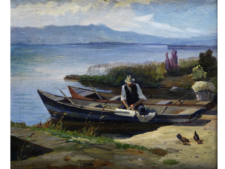 780x585 Joseph Martin Herrmannsdorfer, 1867 - Joe Martin Painting