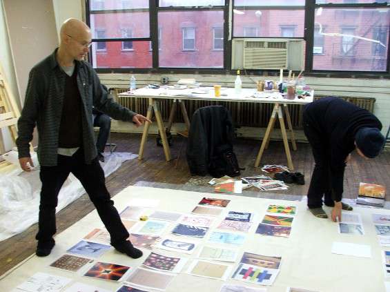 565x423 Studio Visit Joe Bradley And Chris Martin - Joe Martin Painting