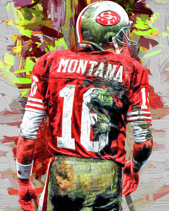 720x900 Joe Montana Football Digital Fantasy Painting San Francisco 49ers - Joe Montana Painting