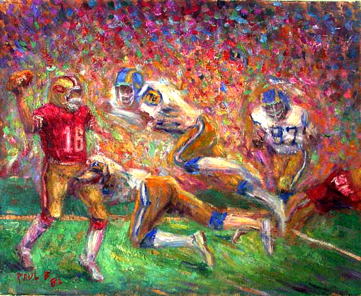 Joe Montana Painting at PaintingValley.com | Explore collection of Joe ...