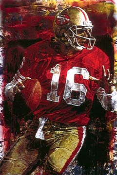 240x360 Stephen Holland Limited Editions And Originals - Joe Montana Painting