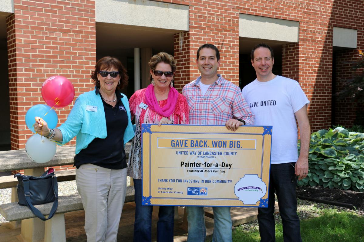 1200x800 United Way Of Lancaster County Surprize Patrol Visits Nine Donors - Joels Painting