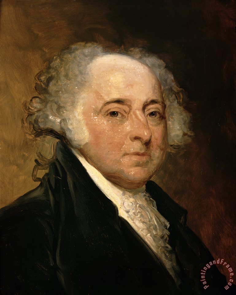 769x960 Gilbert Stuart Portrait Of John Adams Painting - John Adams Painting