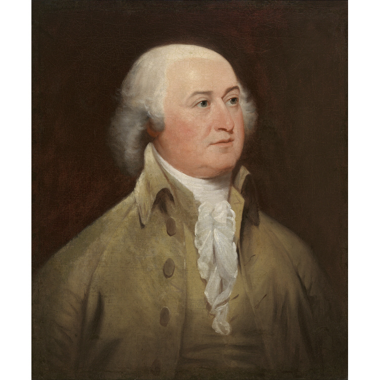 750x750 John Adams National Portrait Gallery - John Adams Painting
