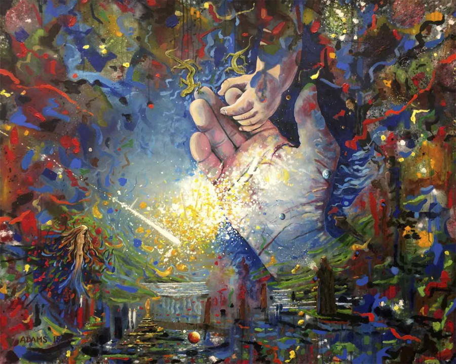 900x718 Oceancolourscene John Adams Paintings Ballymaloe Grainstore - John Adams Painting