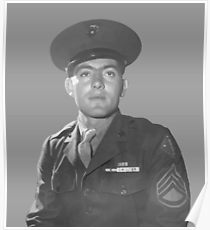 210x230 John Basilone Posters Redbubble - John Basilone Painting