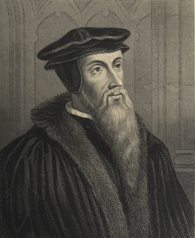 381x465 John Calvin - John Calvin Painting