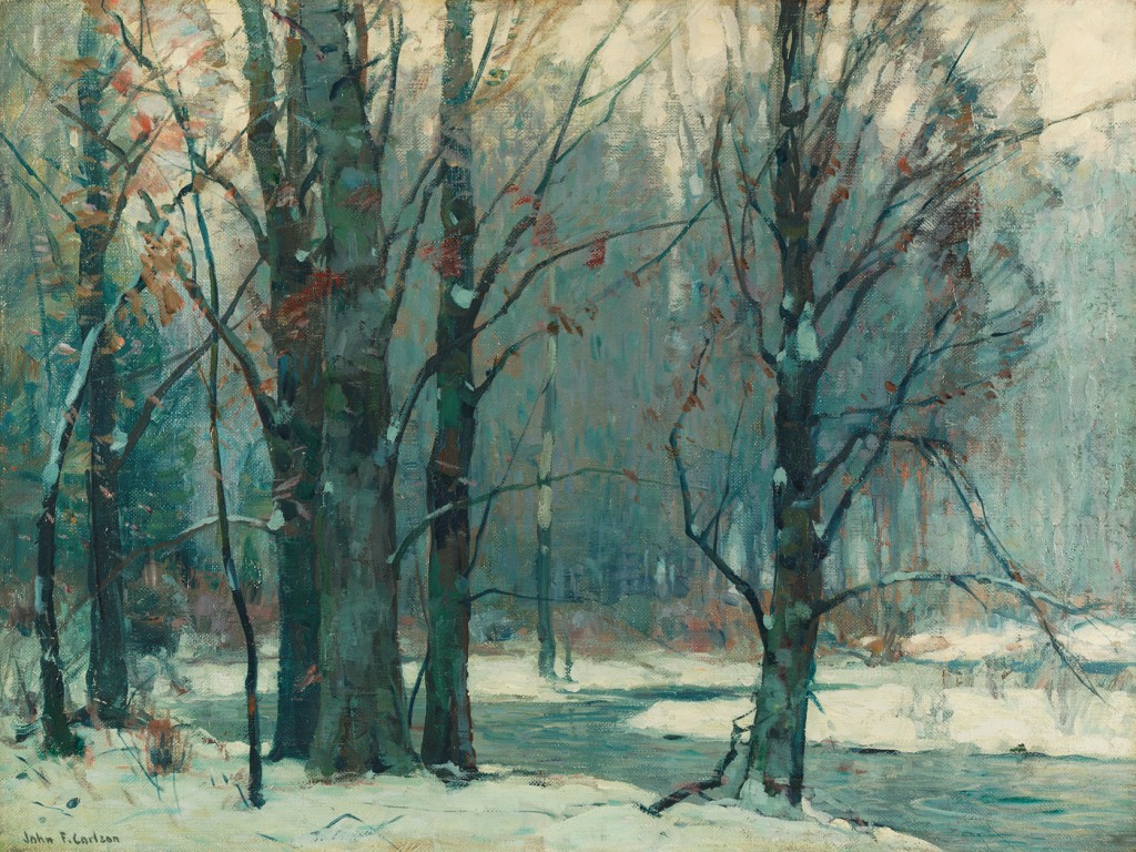 1024x768 John F. Carlson Interview Oil Painting Technique - John Carlson Painting