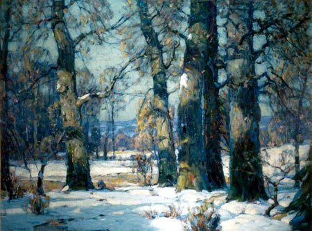 450x333 John F. Carlson Lines And Colors - John Carlson Painting