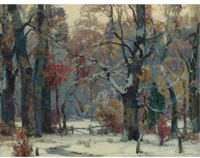 400x316 John Fabian Carlson - John Carlson Painting