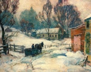 300x237 Purple Palette Magazine Artist Of The Month John Fabian Carlson - John Carlson Painting