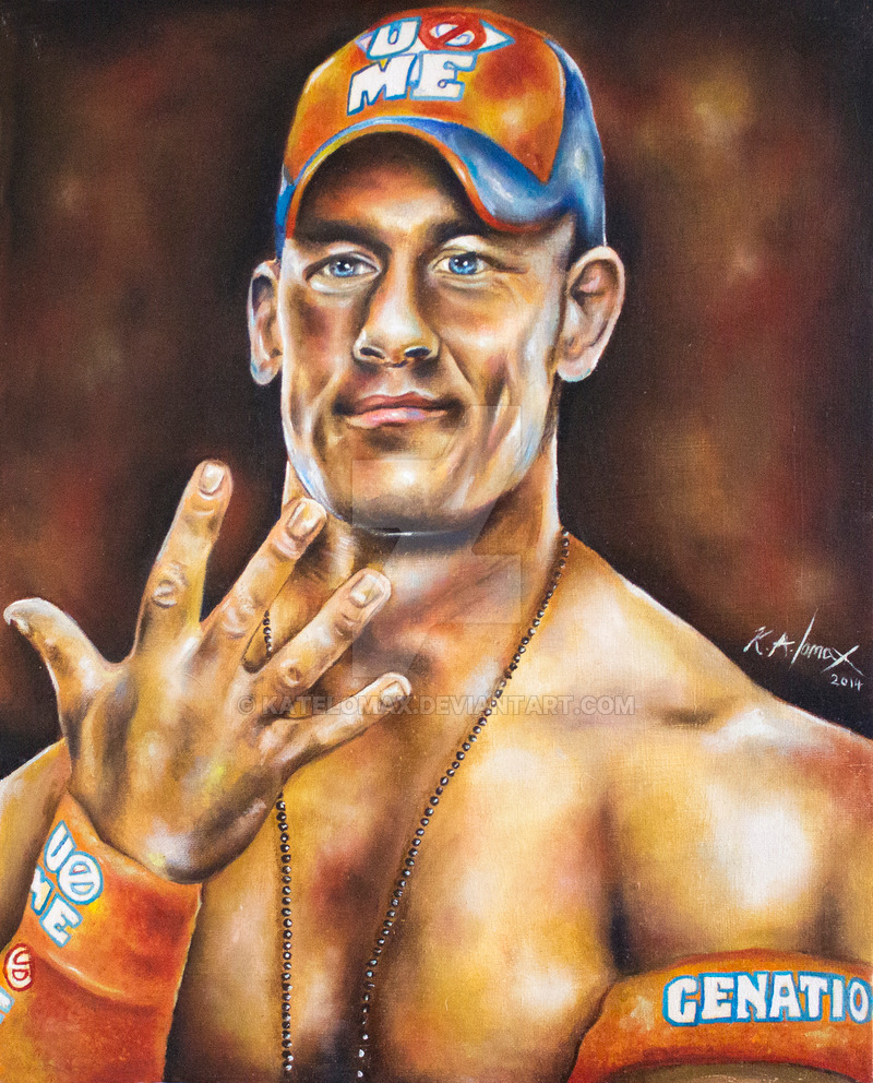 800x992 John Cena By Katelomax - John Cena Painting
