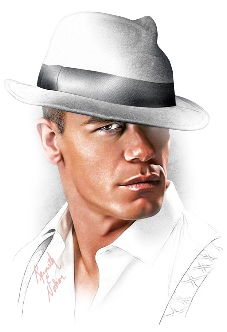 739x1080 John Cena By Kenernest63a - John Cena Painting