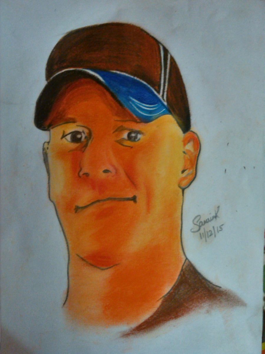 900x1200 Img 20151211 John Cena.jpg (Samrin Khan) - John Cena Painting