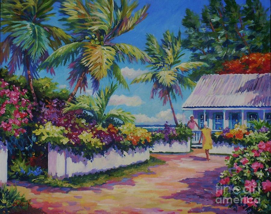 900x711 Neighbours Painting By John Clark - John Clark Painting