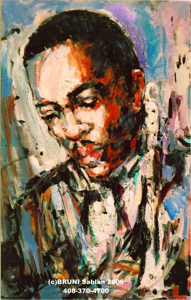 764x1200 John Coltrane Paintings Gallery, Bruni Gallery - John Coltrane Painting