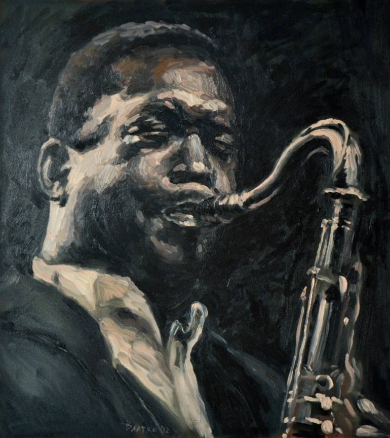 770x863 Saatchi Art Portrait Of John Coltrane Painting By Vladimir I - John Coltrane Painting