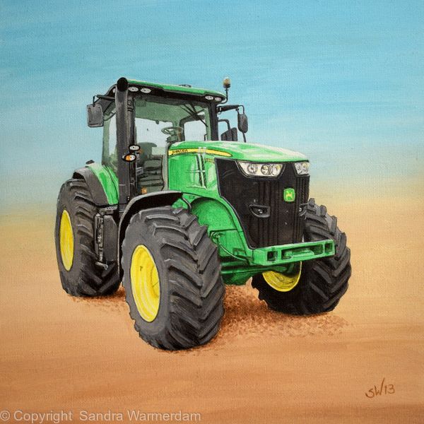 600x600 John Deere Style Painting - John Deere Painting