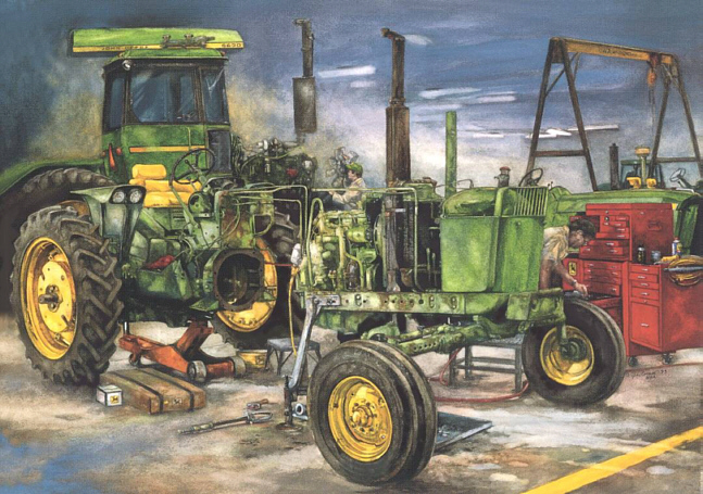 647x455 R. L. Crouse - John Deere Painting