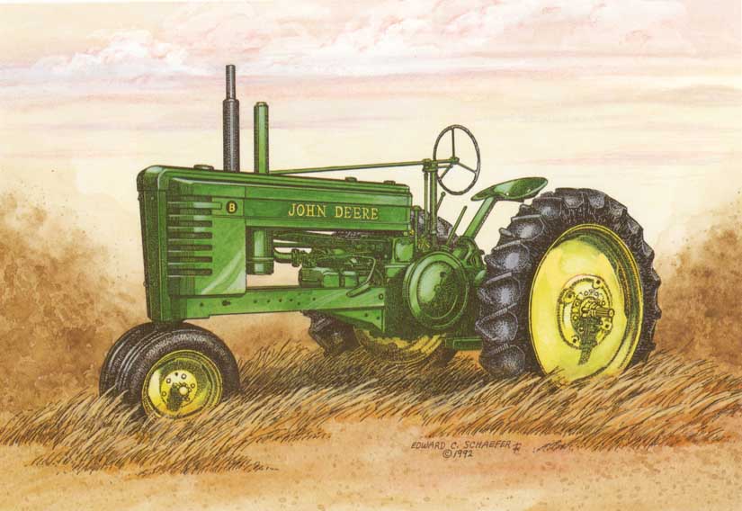 John Deere Tractor Painting at PaintingValley.com | Explore collection ...