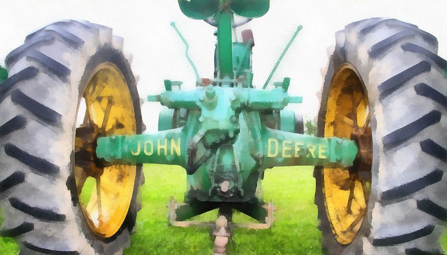 900x514 John Deere Tractor Painting By Dan Sproul - John Deere Tractor Painting