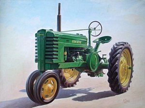 300x223 Tractor Painting - John Deere Tractor Painting
