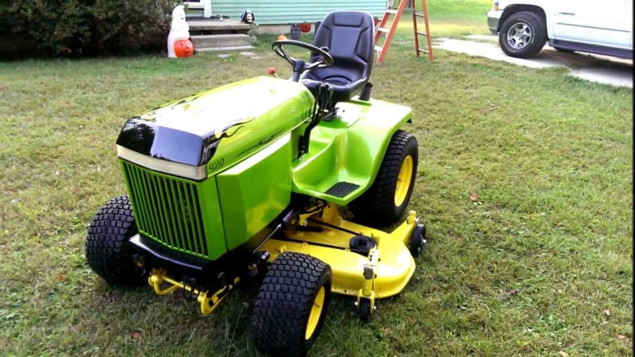 1280x720 John Deere 420 Custom Paint Fix Up - John Deere Tractor Painting