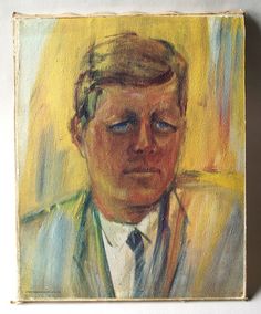 236x284 Portrait Of John F. Kennedy By Elaine De Kooning ,1963 Women - John F Kennedy Painting