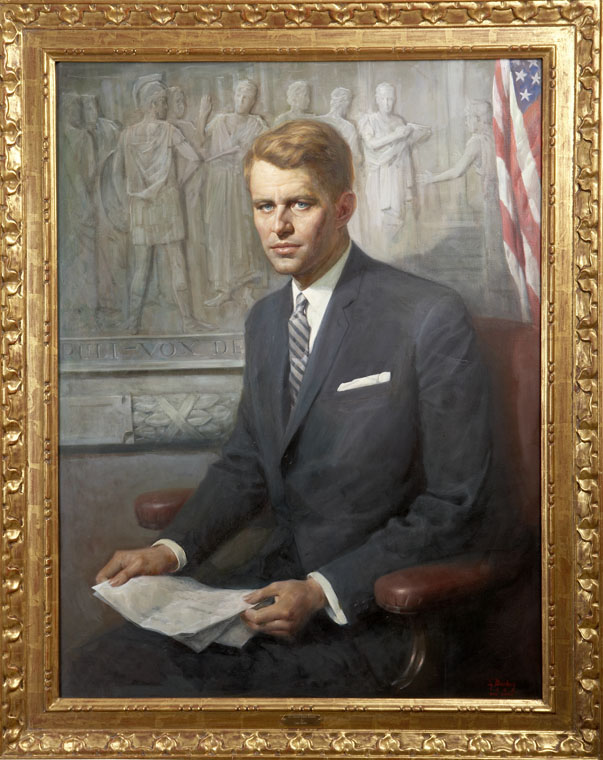 603x760 Portrait Of Robert F. Kennedy - John F Kennedy Painting