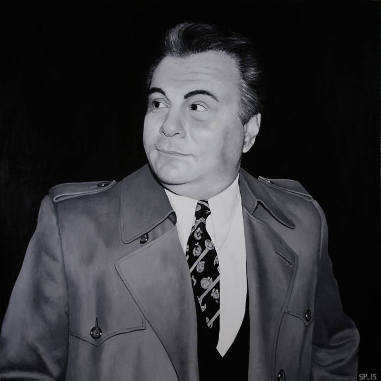 770x770 Saatchi Art John Gotti Painting By Sergei Pechalin - John Gotti Painting