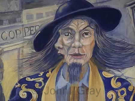 450x337 Painting, John Gray, Oil On Canvas, Title Wizard Of The West Bow - John Gray Painting