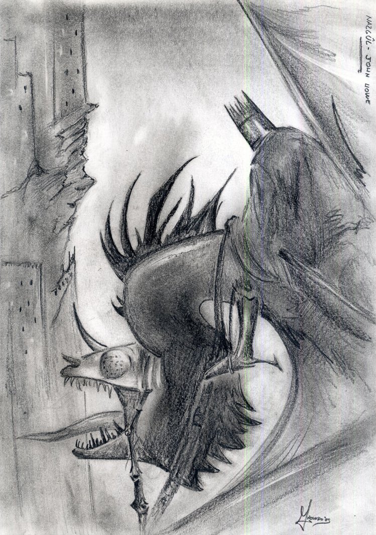 749x1065 Nazgul From John Howe Painting By Maoundo - John Howe Painting