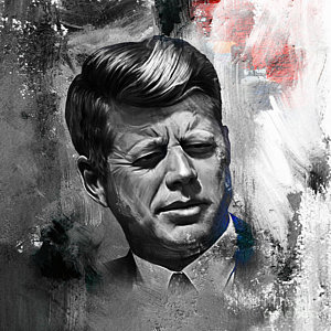 300x300 John F Kennedy Paintings Fine Art America - John Kennedy Painting