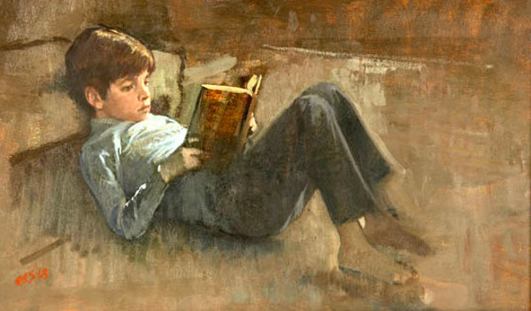 600x351 John Kennedy Jr. I Am A Child - John Kennedy Painting