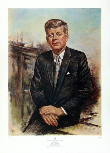 360x502 Louis Lupas - John Kennedy Painting