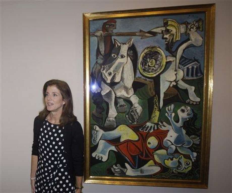 920x763 Caroline Kennedy Unveils Picasso Painting - John Kennedy Painting