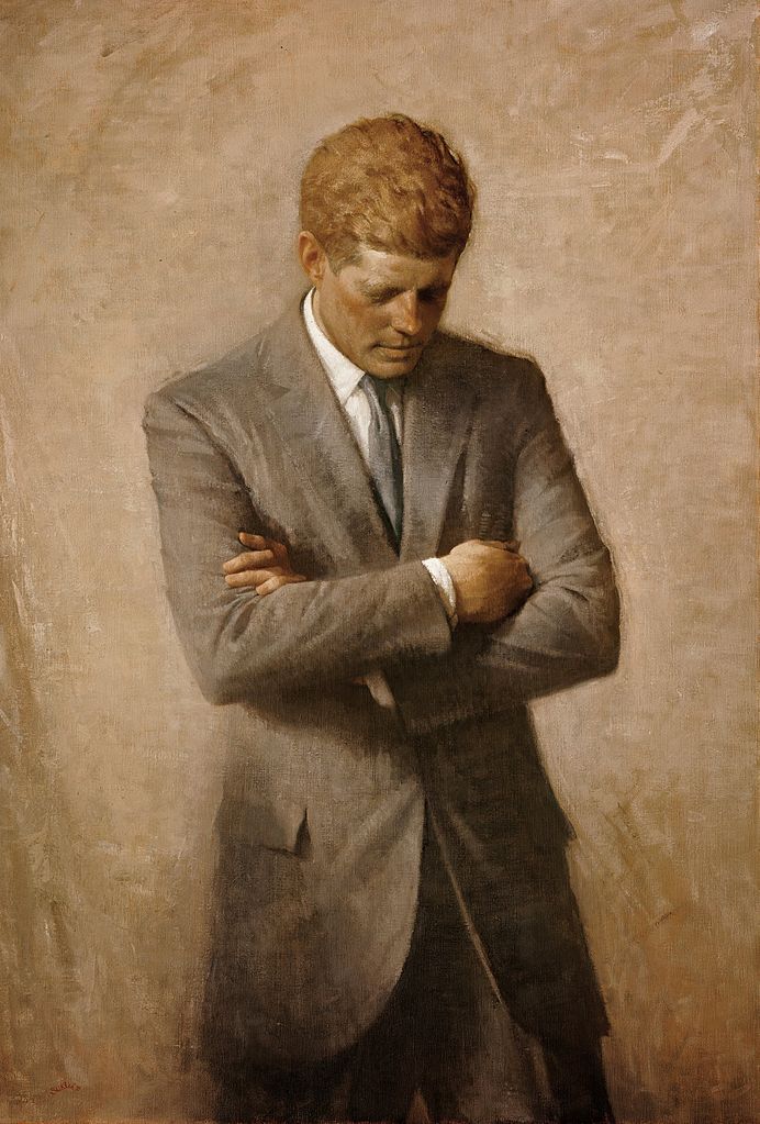 692x1023 Filejohn F Kennedy Official Portrait.jpg - John Kennedy Painting