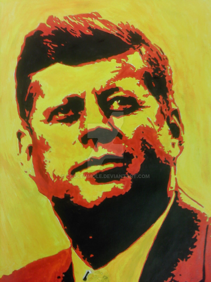 900x1200 Jfk Painting By Ccolemmole - John Kennedy Painting