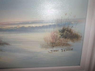 400x300 Original John Lemon Seascape Oil Painting - John Lemon Painting